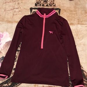 Pink brand half zip